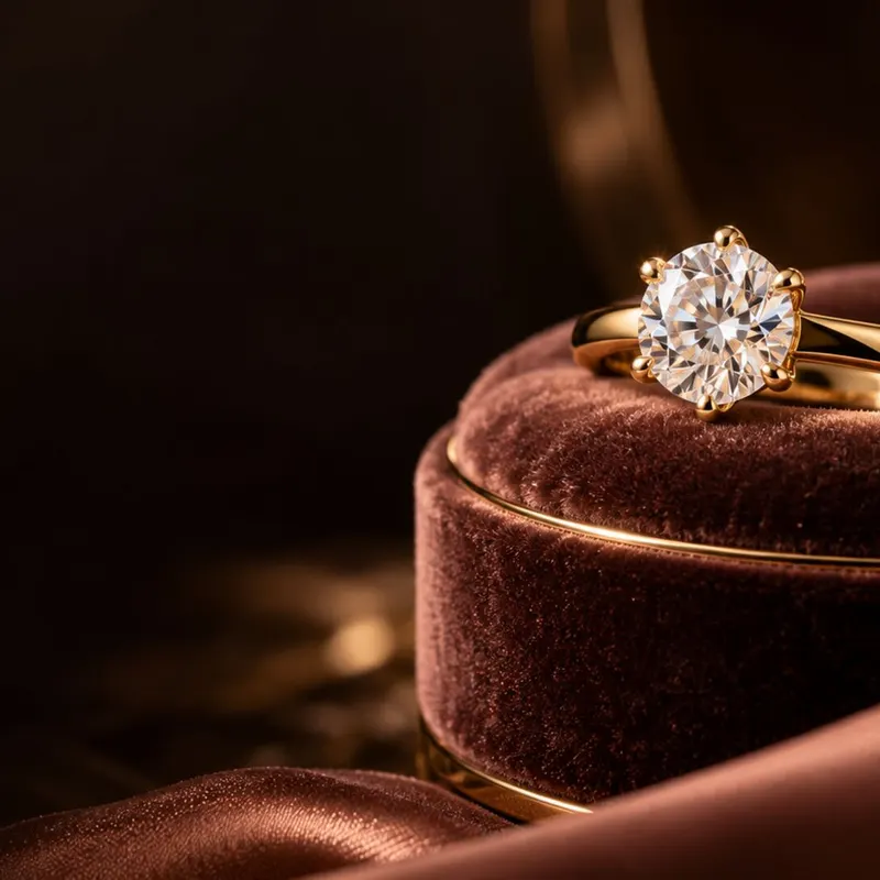 Bague solitaire (exemple)